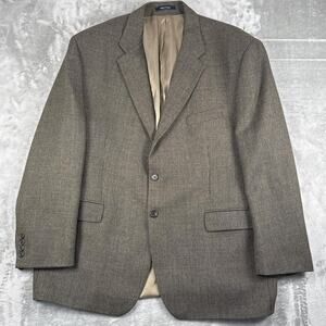 Chaps Ralph Lauren Wool Blazer Mens 42R Brown Classic Jacket